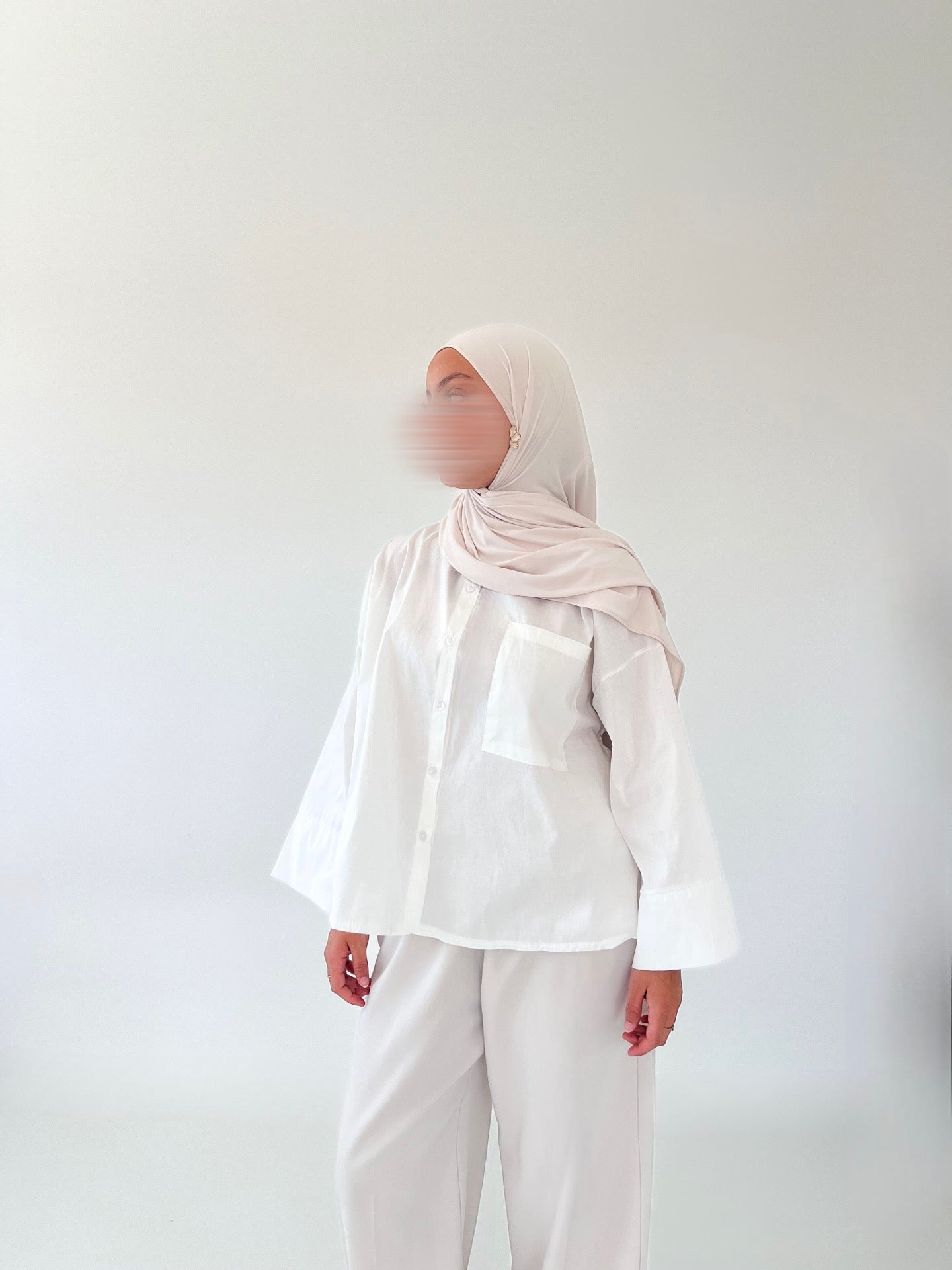 Chemise oversize blanche